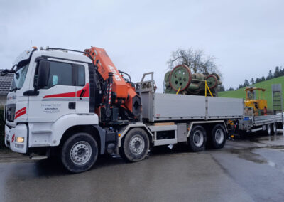 Kranarbeit 62 Meter emmenegger trans